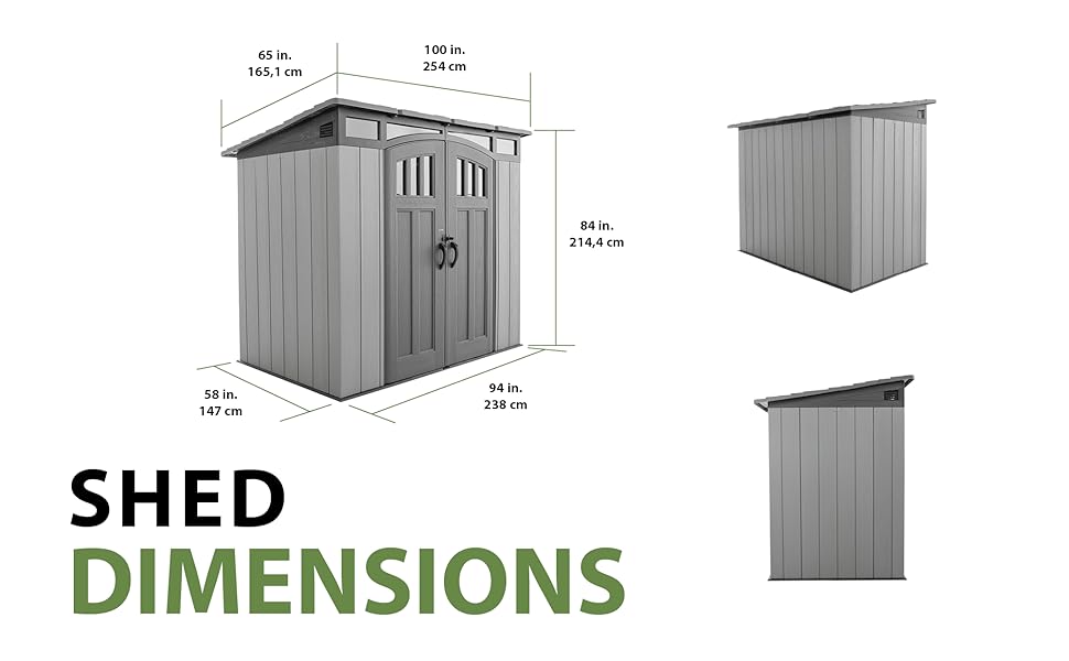 shed dimensions