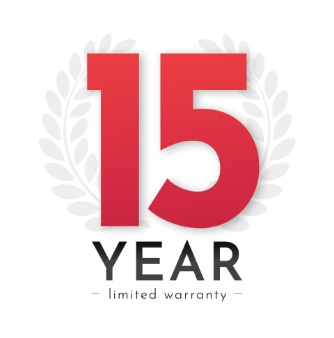 Icon showing our 15-year warranty.