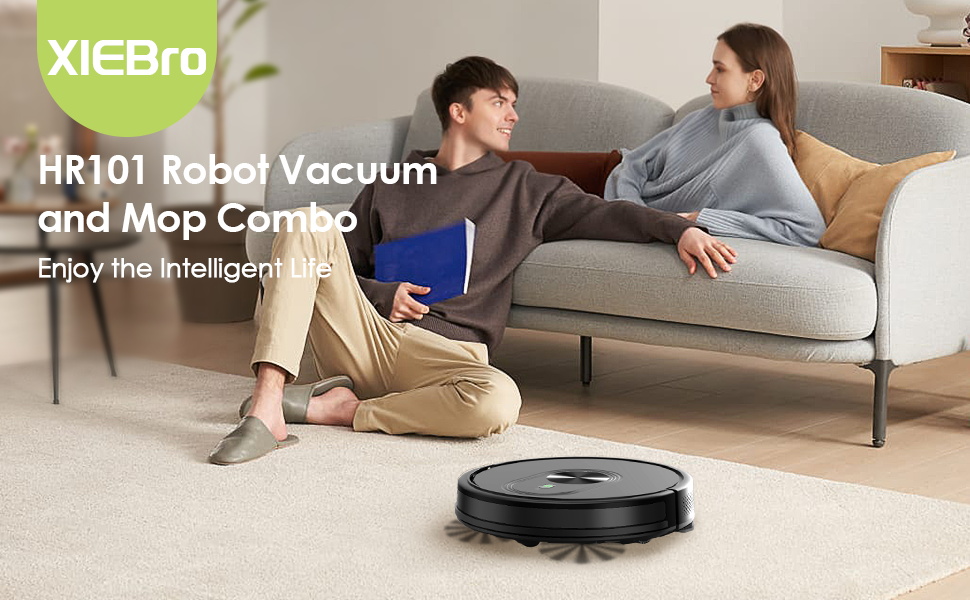 HR101 Robot Vacuum and Mop Combo